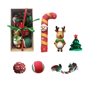 Christmas Dog Toy Factory - Squeaky Hide Seek Training Ball Gift Series