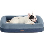 Bamboo Dog Bed Factory - Bamboo Charcoal Memory Foam Removable Washable Cover