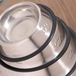 Stainless Steel Dog Bowl Manufacturer - Customizable Eco-Friendly Anti-Skid Rubber