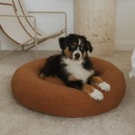 Puffy Dog Bed Factory - Washable Cozy Soft Fluffy Round Donut Pet Bed