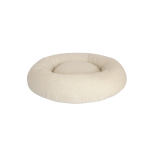 Removable Dog Bed Factory - Teddy Boucle Fabric Machine Washable Round Bed