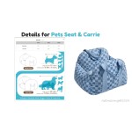 Baby Blue Dog Car Seat Bed Supplier - Travel Carrier Comfortable Pet Bed M Size