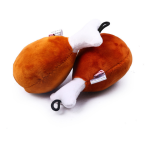 Thanksgiving Dog Toy Supplier - Turkey Legs Squeaky Plush Toy Cotton Stuffed