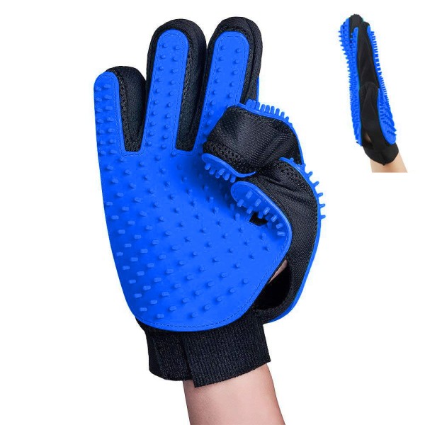 Pet Grooming Glove Factory - Double-Side Deshedding Massage Bath Tool