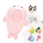 3-in-1 Pet Steam Brush Supplier - Silicone Whale-shaped Washable Grooming Tool