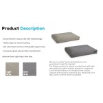 Customizable Pet Bed Manufacturer - Four-Season Orthopedic Crate Memory Foam