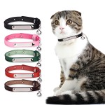 Cow Leather Pet Collar Manufacturer - Adjustable Personalized ID Plate Anti-Lost