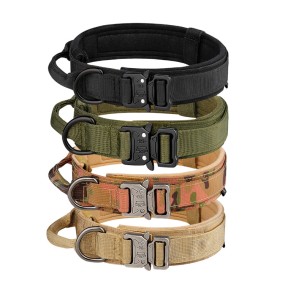 Multi-Color Dog Collar Manufacturer - Customizable Tactical Solid Pattern Nylon