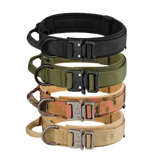 Multi-Color Dog Collar Manufacturer - Customizable Tactical Solid Pattern Nylon