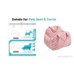 Pink Spot Dog Car Seat Bed Supplier - Travel Carrier Comfortable Pet Bed L Size