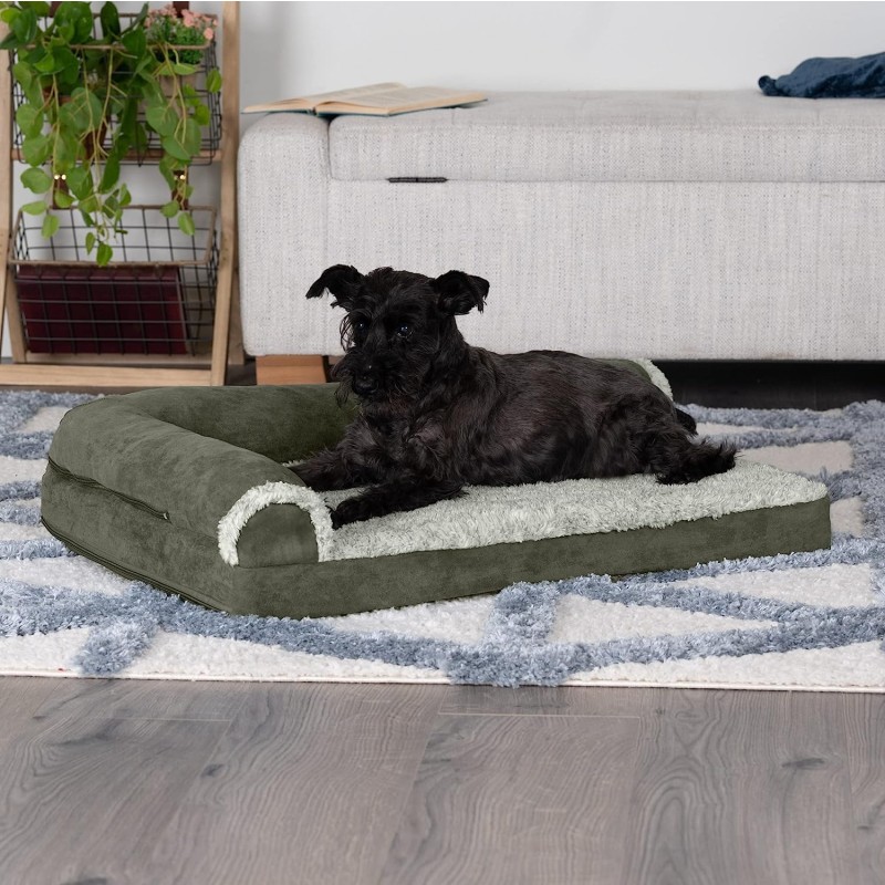 Cooling Gel Dog Bed Supplier - Extra Large Removable Bolsters Washable Cover