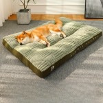 Orthopedic Dog Crate Bed Supplier - Customization 43 Inch Removable Cover Washable