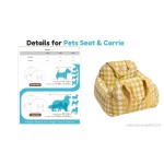 Yellow Pet Carrier Car Seat Bed Manufacturer - Travel Comfortable Bed L Size