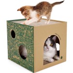 Corrugated Cat Bed Supplier - Lounge Bed with Training Toy Protective Scratcher