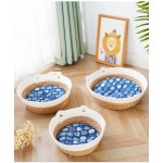 Summer Cat Bed Factory - Handmade Cozy Soft Cushion Removable Cotton Rattan