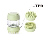 宠物花洒刷厂家-2025 TPR洗发水分配器按摩