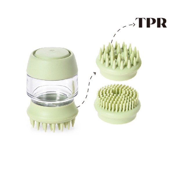 宠物花洒刷厂家-2025 TPR洗发水分配器按摩