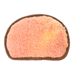 绒面狗玩具厂家-耐磨汉堡趣味咬胶