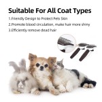 Self Cleaning Pet Brush Supplier - One Touch Design Fur Shedding
