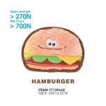 绒面狗玩具厂家-耐磨汉堡趣味咬胶