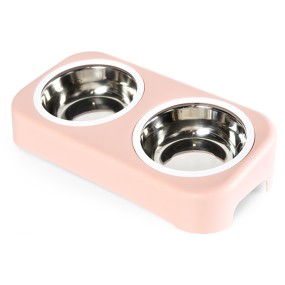 Ceramic Cat Bowl Manufacturer - Double Slant Adjustable Height