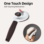 Self Cleaning Pet Brush Supplier - One Touch Design Fur Shedding