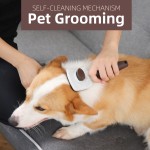 Self Cleaning Pet Brush Supplier - One Touch Design Fur Shedding