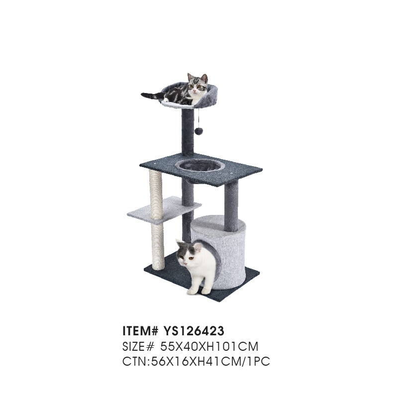 Cat Tree Manufacturer - Stylish Compact Design Sisal Posts