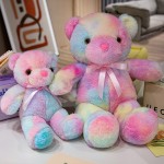 Teddy Bear Manufacturer - 2024 New Year 30cm Colorful LED Stuffed Animal