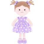 Fashion Girl Doll Manufacturer - Custom Cute Black Stuffed Doll Embroidered