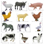 Animal Figurines Supplier - Simulation Farm PVC Forest Animal Toy Child Education
