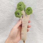 Vegetable Plush Pendant Manufacturer - Funny Coriander Realistic Backpack Keychain