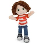 African Doll Supplier - Factory Customized Purple Dress Baby Girl Rag Doll