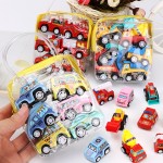 Pull-Back Car Toy Manufacturer - Mini Plastic Educational Engineering Fire Truck