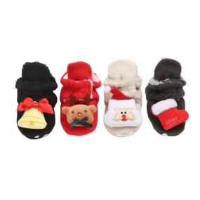 Christmas Slippers Supplier - Wholesale Plush Winter Warm Shoes for Kids