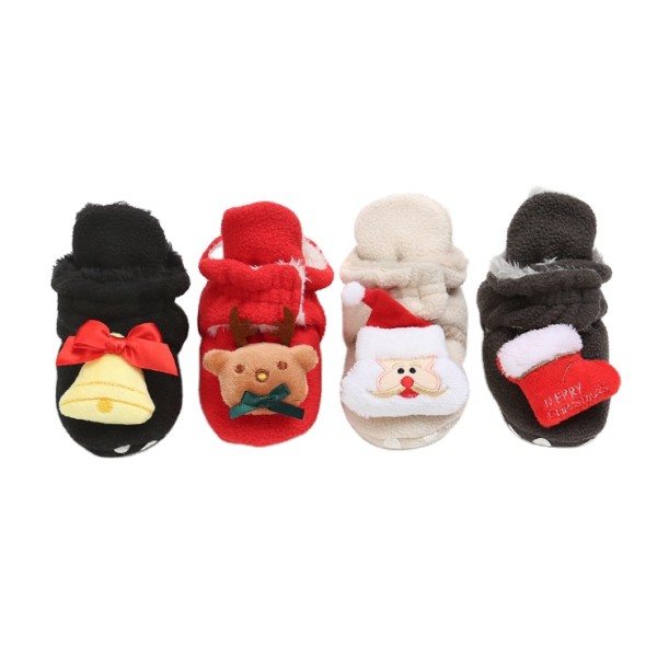 Christmas Slippers Supplier - Wholesale Plush Winter Warm Shoes for Kids
