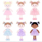 Fashion Girl Doll Manufacturer - Custom Cute Black Stuffed Doll Embroidered