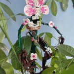 MOC Building Block Set Factory - Chinese 419pcs Man-Eating Orchid Demogorgon