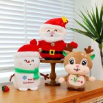 Santa Plush Toy Supplier - Weighted Christmas Decorative Dolls Customizable ODM