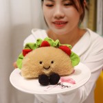 Plush Keychain Supplier - Wholesale Soft Taco Cake Doll Food Pendant Funny