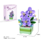 DIY Building Block Flowers Factory - 12 Styles Micro Particle Plastic Flower