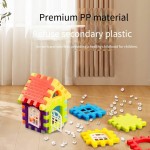 Educational Blocks Supplier - Children's Colorful DIY Stacking Puzzle Large Particles