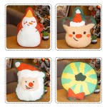 Christmas Pillow Supplier - 2023 New Arrival Snowman Elk Santa Fur Plush