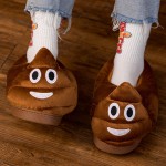 Plush Slippers Supplier - Wholesale Creative Home Funny Emotion Faces Stuffed