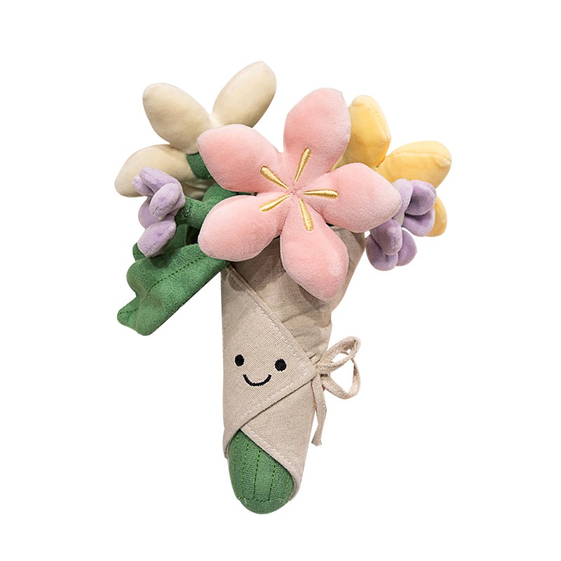 Hand Tied Bouquet Factory - 2024 New Custom 30cm Plush Doll Artificial Flower