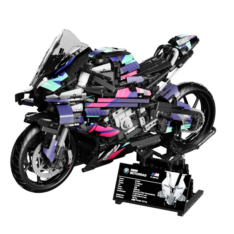 Cyberpunk Motorcycle Manufacturer - New Arrival 1000 RR Building Blocks 1920pcs