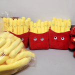 Throw Pillow Factory - Creative Cartoon Simulation Chips Pizza Stuffed Animal