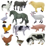Animal Figurines Supplier - Simulation Farm PVC Forest Animal Toy Child Education