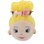 African Doll Supplier - Factory Customized Purple Dress Baby Girl Rag Doll