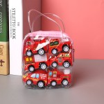 Pull-Back Car Toy Manufacturer - Mini Plastic Educational Engineering Fire Truck